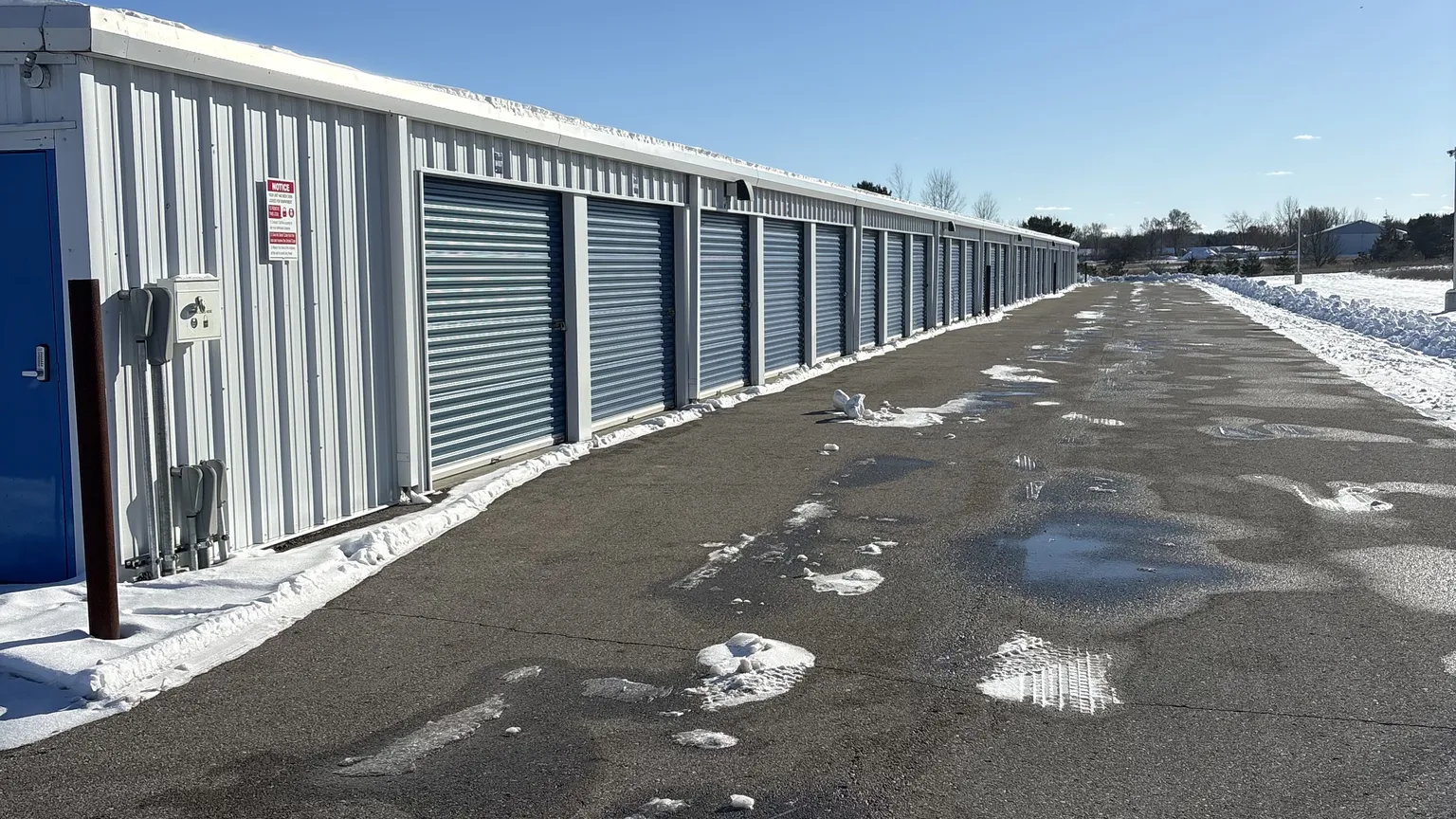 Storage units at My Storage Weidman